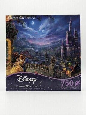 Disney Beauty and the Beast Thomas Kinkade Puzzle 750 Piece